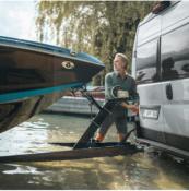 ATTELAGE PORTE VELO A BRAS PIVOTANT 95° THULE VELOSWING 