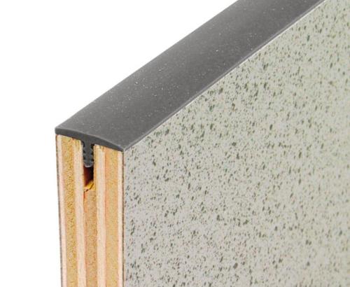 PROFIL T STANDARD 15MM - GRIS MOYEN - rouleau de 40 m