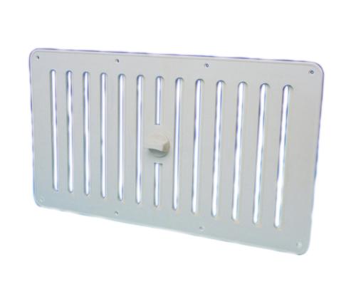GRILLE VENTILATION OBTURABLE BLANCHE 385X220mm