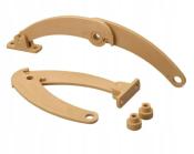 COMPAS DE PORTE PLASTIQUE BEIGE x 4