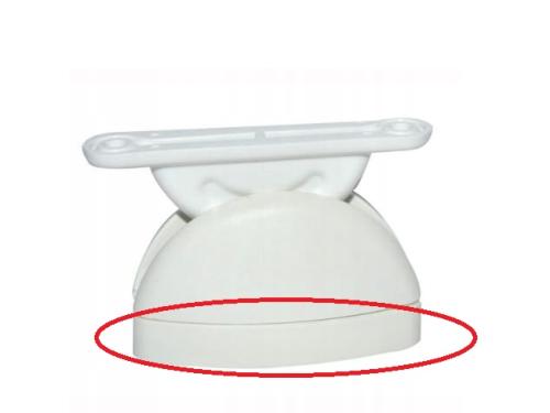 ENTRETOISE EN PLASTIQUE REHAUSSE BLOC PORTE 532503 - LOT DE 2