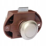 FERMETURE MEUBLE PUSH LOCK CHROME MAT