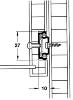 COULISSES A BILLES TELESCOPIQUE 12KG 278MM