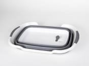 Panier/bac pliable avec égouttoir