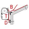 ADAPTATEUR T pour Fiamma F45S/F45TiL/ZIP