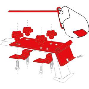 ADAPTATEUR standard pour BARRE DE TOIT pour Fiamma F35PRO