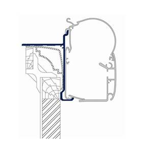 SET DE 4 PLATINES FIXATION POUR PERFECT WALL DE DOMETIC sur ADRIA/BURSTNER