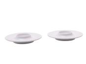 COQUETIER LUND 4 PIECES BLANC