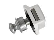 FERMETURE MEUBLE PUSH LOCK MINI ARGENTE MAT