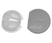 CAPUCHON CACHE VIS 25MM GRIS CLAIR - BOITE DE 100