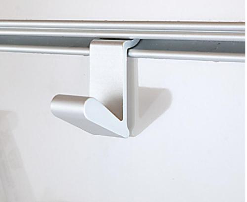 crochet argent 15x24x34mm, aluminium 