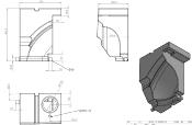 RESERVOIR D'EAU 28L pour passage roue GAUCHE sur VW T5/T6