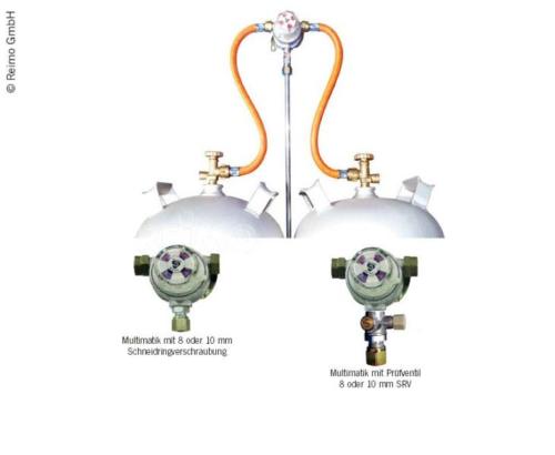 Système Multimatik 2 bouteilles 50 mbar sortie 8mm 