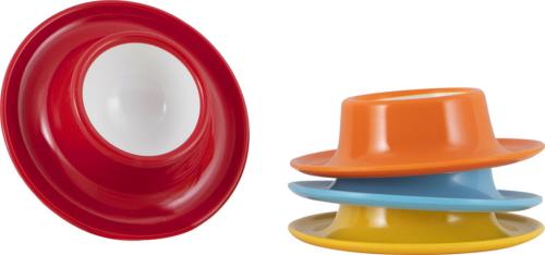 Lot de 4 coquetiers Color line - Rainbow -