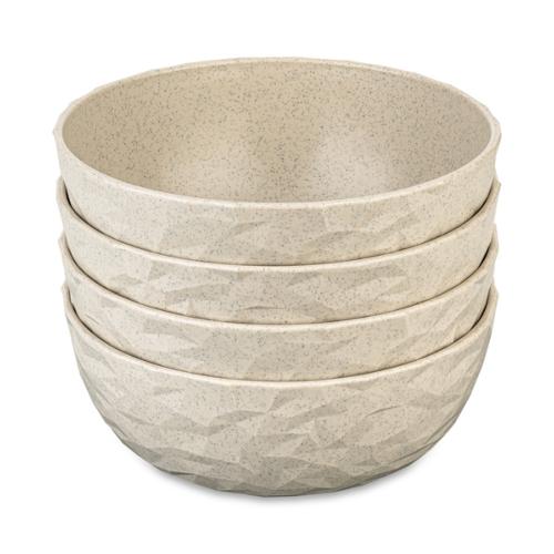 Lot de 4 bols Koziol CLUB SET GÖTEBORG sable du désert 