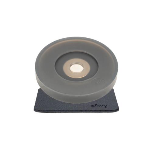 CAPUCHON DE VERRE À PIED MAGNETIQUES NANO-GEL-PAD ANTHRACITE SILWY®