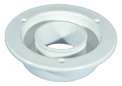 CHAMPIGNON AERATEUR PERMANENT PLASTIQUE BLANC Ø180 mm AVEC RACCORD TUYAU