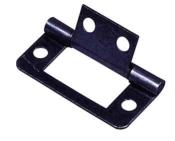 CHARNIERE PLATE ACIER BRUNI 50mm - BOITE DE 4