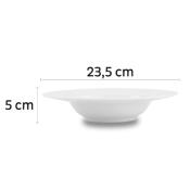 ASSIETTE GOURMET EN PORCELAINE  SILWY® POUR SUPPORT MAGNETIQUE