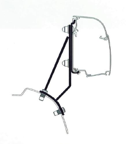 ADAPTATEUR THULE OMNISTOR 4200 pour FORD TRANSIT Custom V710 > 2024