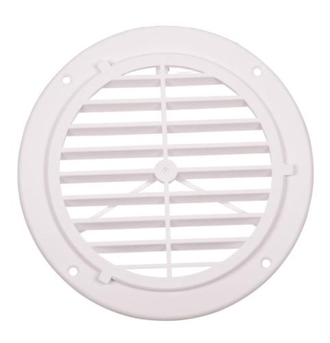 GRILLE DE VENTILATION BLANCHE RONDE 164/128mm