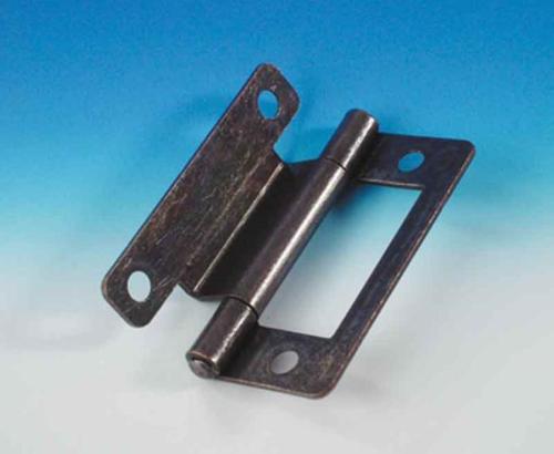 CHARNIERES COUDEES ACIER NICKEL 50mm - LOT de 4