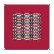 TAPIS ZIP-CARPET BENT - 250x250 ROUGE ORIENTAL