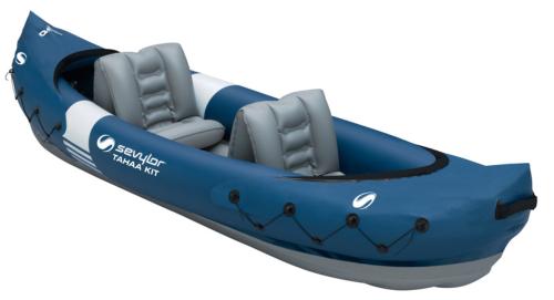 KAYAK GONFLABLE RIVIERA TAHAA, bleu / gris 2 adultes