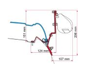 ADAPTATEUR FIAMMA F35 / F45 /F43 pour  VITO classe V Marco Polo à partir de 2014 