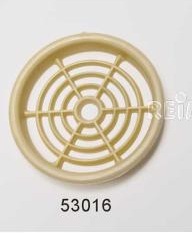 GRILLE VENTILATION MEUBLE RONDE 60mm CREME