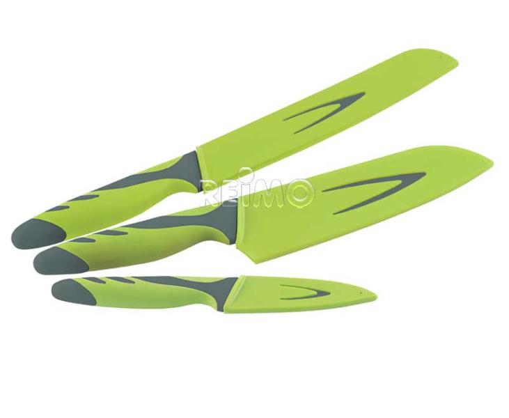 SET DE 3 COUTEAUX EN CERAMIQUE OUTWELL - COLORIS VERT