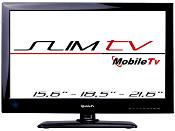 Téléviseur MOBILETV SLIM TV 22pouces avec DVD - 12/24/230V