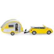 JOUET ATTELAGE VW + MINI CARAVANE TEAR DROP