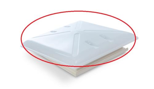 DOME DE RECHANGE POUR LANTERNEAU MPK 40 X40 (GRIS)