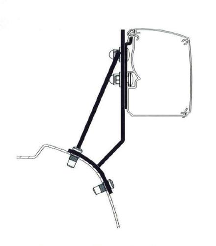 ADAPTATEUR THULE OMNISTOR 3200 pour FORD TRANSIT Custom V710 > 2024