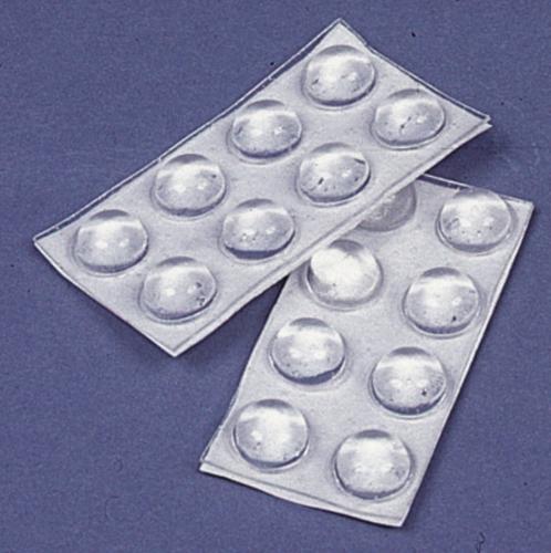 BUTOIR ELASTIQUE TRANSPARENT 11mm - 16 PIECES