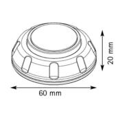 BLOQUE PORTE MAGNETIQUE 60mm BLANC FROLI 