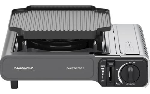 RECHAUD A CARTOUCHE GAZ CAMP’BISTRO 3 avec plaque PLANCHA