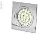 SPOT 12V, 1.6W, 24 LEDS A ENCASTRER CHROME 65 x 65 x 20mm