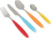 Lot de couverts 16 pieces - 4 personnes - Color line - Rainbow -