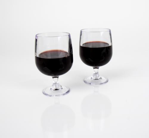 VERRE A VIN PICCOLO 2 pièces, EMPILABLES 250ml, Matière : Tritan 