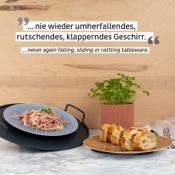 ASSIETTE PLATE EN PORCELAINE OCEAN SILWY® POUR SUPPORT MAGNETIQUE