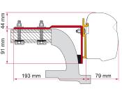 ADAPTATEUR FIAMMA F45 / F43 pour MERCEDES VITO H1L1 - W638 de 1996 à 2004 