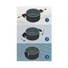 CASSEROLE ANTI-ADHESIVE A POIGNEES REPLIABLES - 24CM