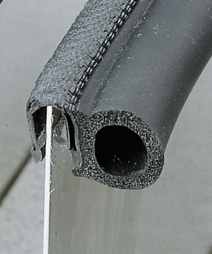 PROFIL D'ETANCHÉITÉ  1-4mm AVEC BOURRELET LATERAL 15mm - ROULEAU 10m