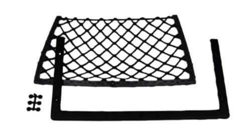 FILET DE RANGEMENT SUR CADRE NYLON NOIR 415x210mm