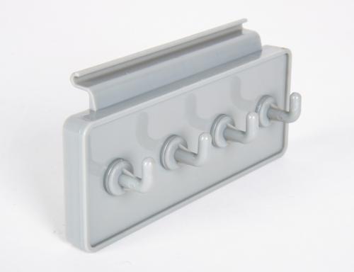 Bande à crochets pour rail