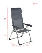 Chaise AL-213 gris foncé