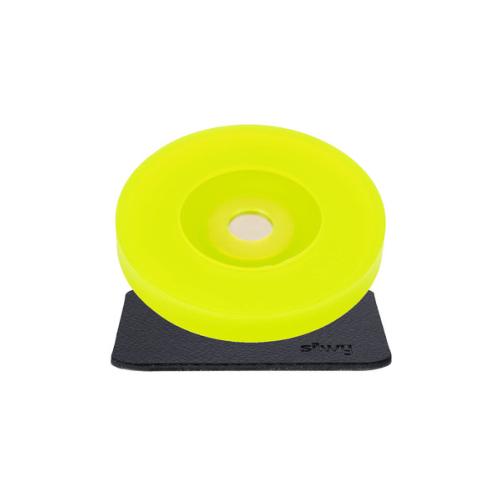 CAPUCHON DE VERRE À PIED MAGNETIQUES NANO-GEL-PAD JAUNE SILWY®