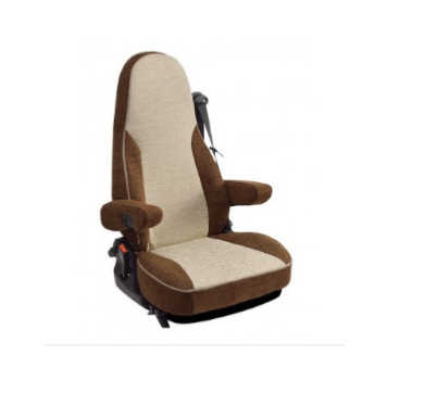 HOUSSES SIEGES AVANT BANCAREL POUR INTEGRAL - BEIGE/MARRON